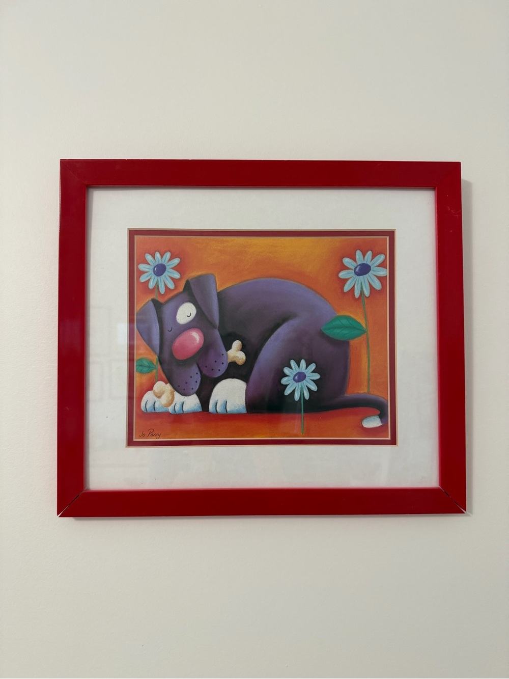 Jo Parry Framed Dog Wall Art
